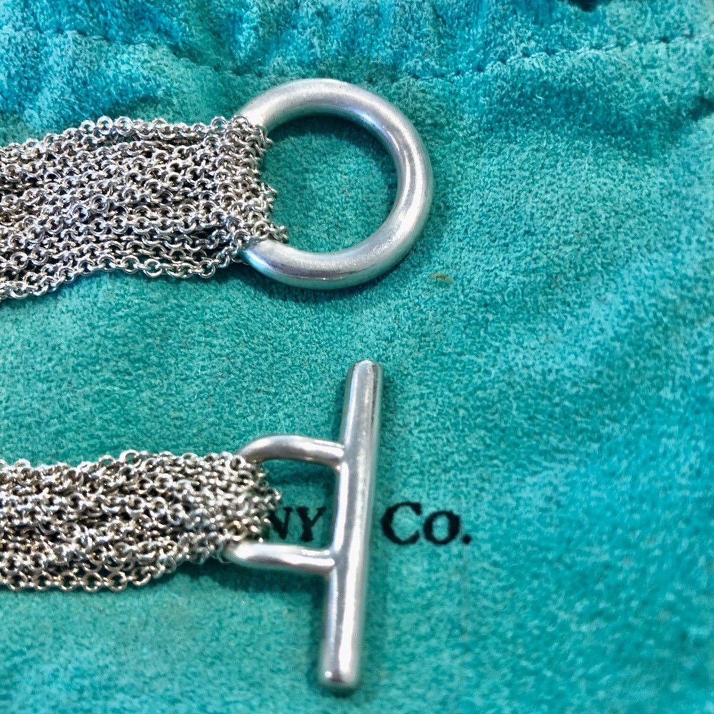 Tiffany & Co. Silver Heart Toggle Bracelet - Picture 3 of 7
